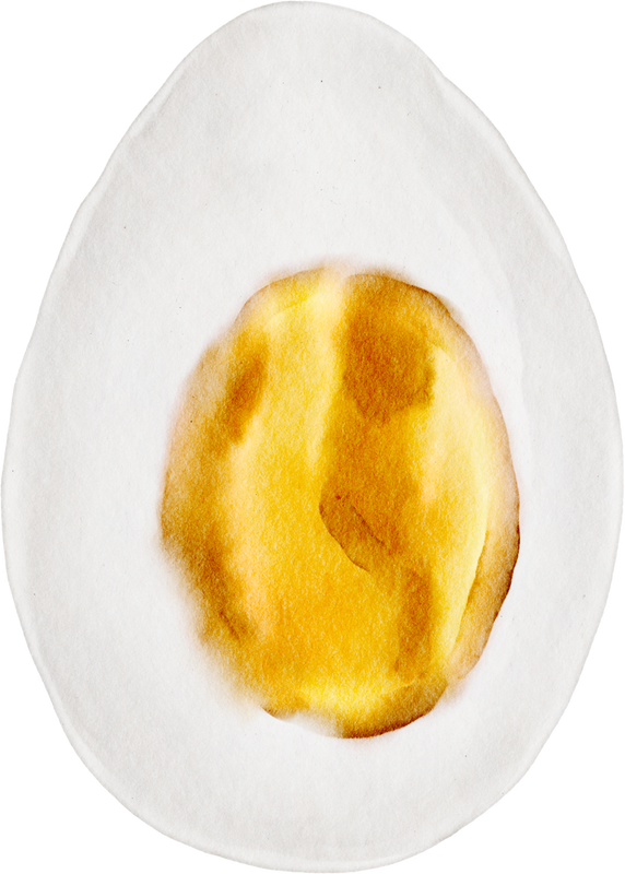 egg watercolor